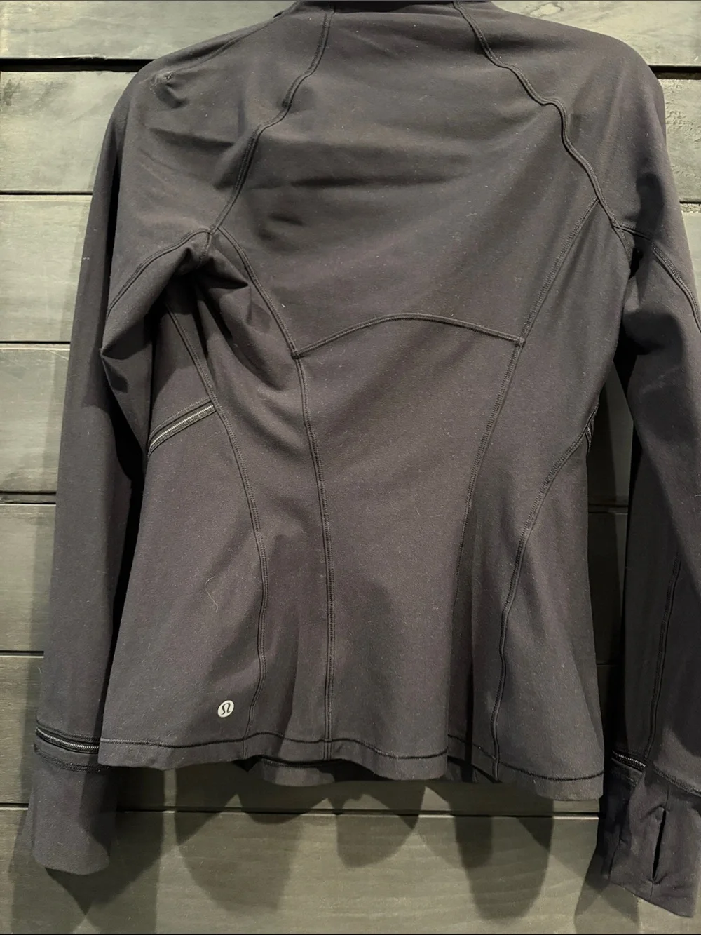 Lululemon Black Quarter-Zip Athletic Pullover